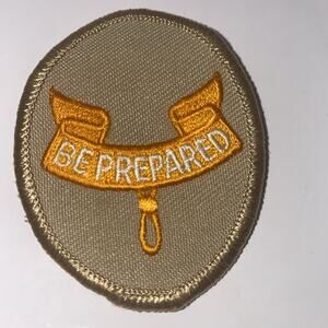 BSA “Be Prepared” 2nd Class Rank Insignia Patch Early 2000’s